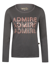 Charlie Choe Wild Nights dark grey sleep shirt