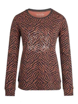 Charlie Choe Wild Nights terracotta pyjama shirt