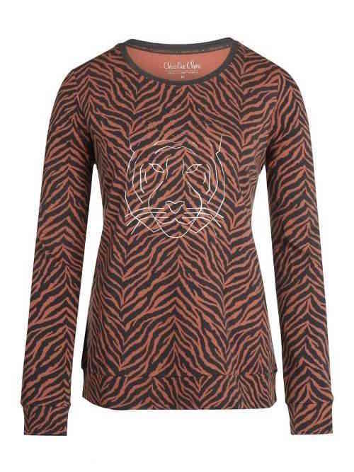 Charlie Choe Wild Nights terracotta sleep shirt