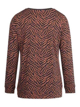 Charlie Choe Wild Nights terracotta pyjama shirt