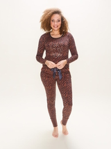 Charlie Choe Wild Nights terracotta pyjama pant