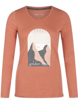 Charlie Choe Wild Nights terracotta sleep shirt