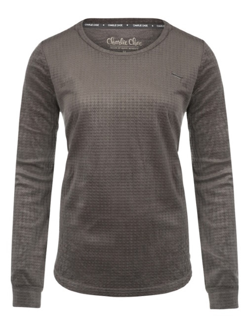 Charlie Choe Wild Nights anthracite sleep shirt