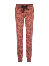 Charlie Choe Wild Hearted terracotta pyjama pant