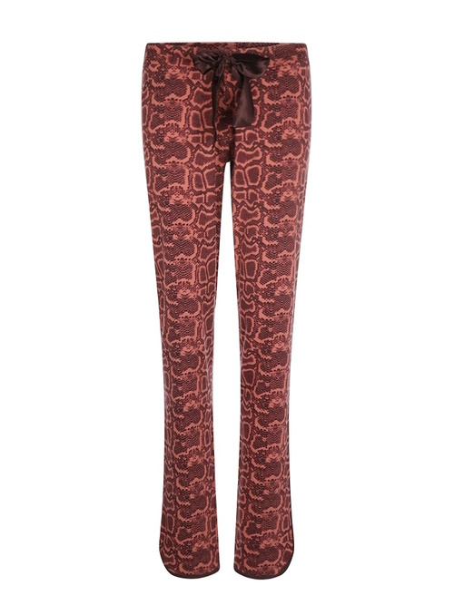 Charlie Choe Wild Hearted terracotta pyjama pant