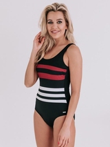 Bomain Warschau black/print bathingsuit