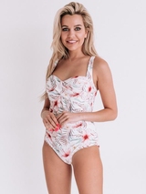Bomain Porto crème bathingsuit