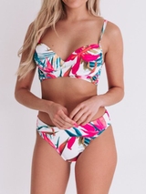 Bomain Bali white/print set
