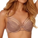 After Eden Shardee mole grey padded bra