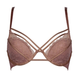 After Eden Shardee mole grey padded bra