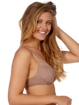 After Eden Shardee mole grey padded bra