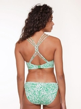 LingaDore Beach Grain grass green/white padded bikini bra