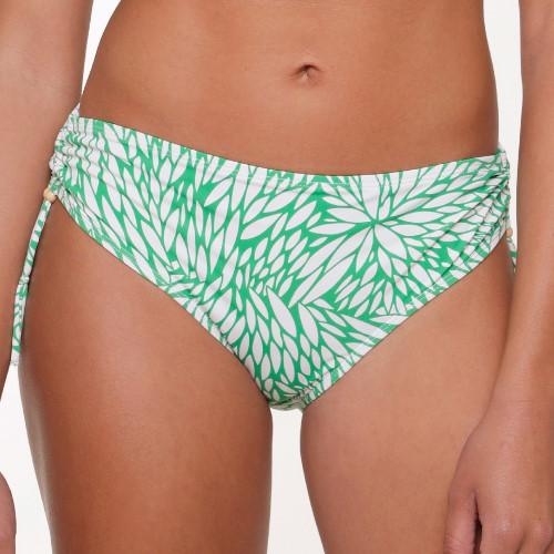 LingaDore Beach Grain grass green/white bikini brief