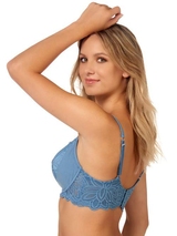 After Eden D-Cup & Up Syl jeans blue padded bra