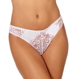 After Eden D-Cup & Up Simone white/print thong