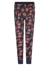 Charlie Choe Wild Flora navy/print pyjama pant