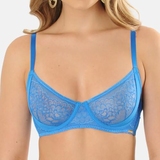 Sapph Diana blue non-padded bra
