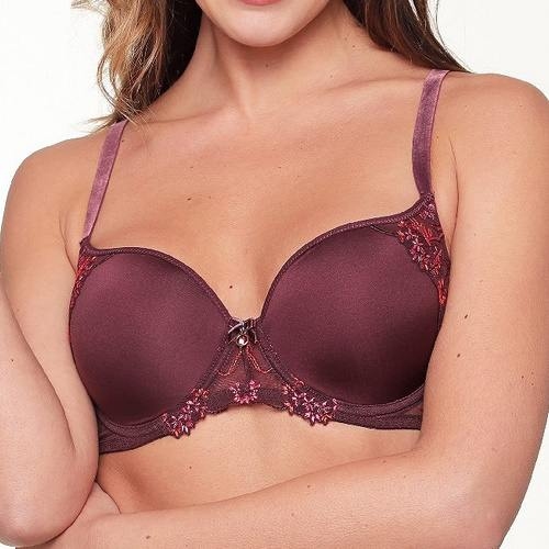LingaDore Winetasting bordeaux padded bra