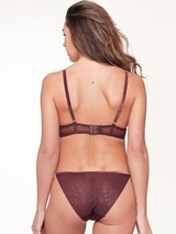 LingaDore Winetasting bordeaux padded bra