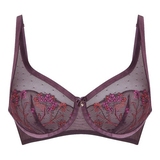 LingaDore Winetasting bordeaux non-padded bra