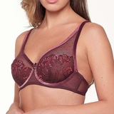 LingaDore Winetasting bordeaux non-padded bra