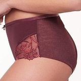 LingaDore Winetasting bordeaux high waist brief