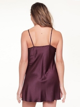 LingaDore Night Winetasting bordeaux slipdress