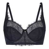 LingaDore Dark Snake navy blue non-padded bra