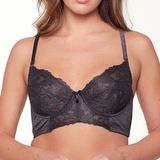 LingaDore Dark Snake navy blue non-padded bra