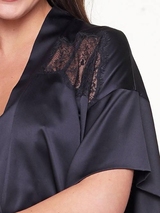 LingaDore Night Dark Snake navy blue kimono
