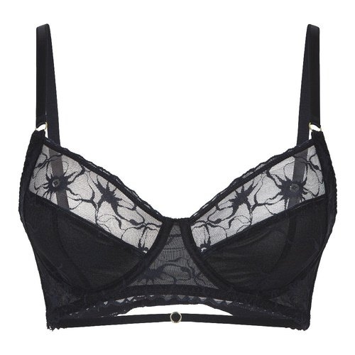 LingaDore Black Lace black non-padded bra