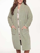 LingaDore Night Fluffy green bathrobe