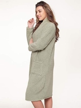 LingaDore Night Fluffy green bathrobe