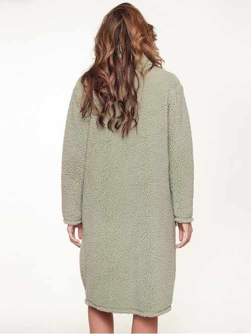 LingaDore Night Fluffy green bathrobe