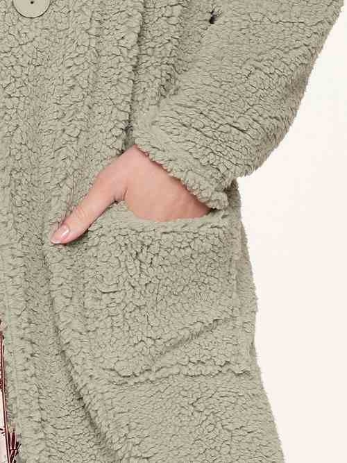 LingaDore Night Fluffy green bathrobe