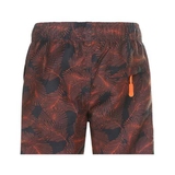 Island Feather orange/print swimshort