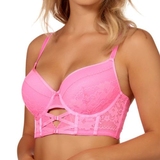 After Eden D-Cup & Up Stevie hot pink padded bra