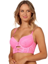 After Eden D-Cup & Up Stevie hot pink padded bra
