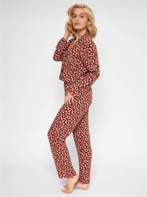 LingaDore Night Love brown/print pajama
