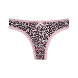 Gianvaglia Annimal pink/print thong