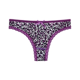 Gianvaglia Annimal purple/print thong