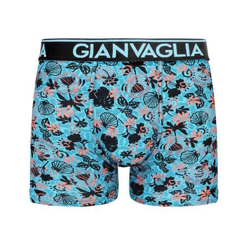 Gianvaglia Shell blue/print boxer short