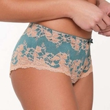 LingaDore  Turquoise & Sand aqua/print short