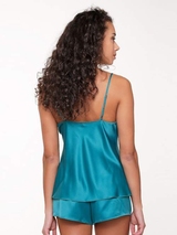 LingaDore Night Turquoise & Sand aqua/print pyjama trouser