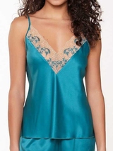 LingaDore Night Turquoise & Sand aqua sleep shirt
