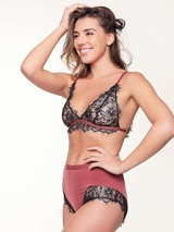 LingaDore LingaDore Love Black Ruby black/red wireless bra