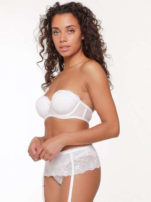 LingaDore Daily Strapless ivory padded bra