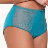LingaDore Daily Maxi Slip aqua high waist brief