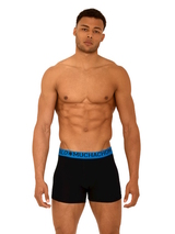 Muchachomalo Light Cotton Solid black/blue boxer short