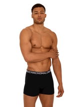 Muchachomalo Light Cotton Solid black/white boxer short